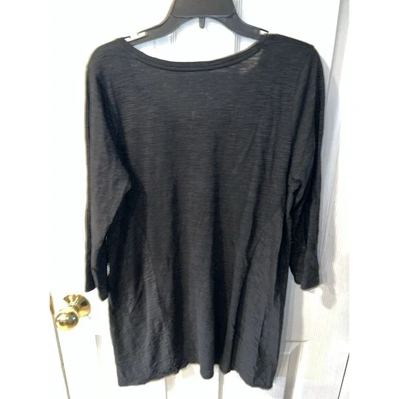 J Jill Pure Jill Swing Tunic Top Womens Sz S stretch minimalist lagenlook casual - Picture 8 of 9